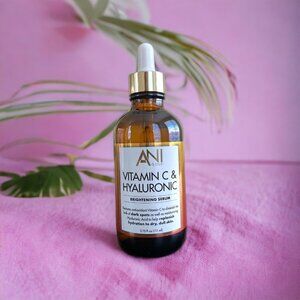 Ani Gold Vitamin C & Hyaluronic Brightening Face Serum for Dark Spots 3.75 fl oz